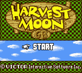 Harvest Moon GB (Germany) Title Screen